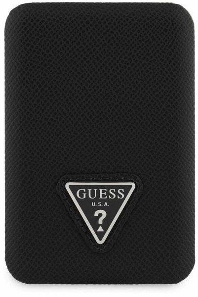 Powerbank indukcyjny Guess Grained Triangle 5000mAh 15W USB-C MagSafe czarny. Czarne powerbanki Guess. Za 227.59 zł.