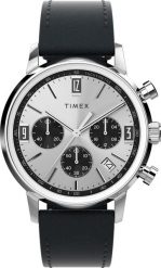 Zegarek Timex Zegarek męski Timex TW2W10300 czarny. Czarne zegarki męskie Timex, bez wzorów. Za 881.00 zł.