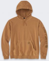 Visent Bluza Carhartt Durham Garment BROWN. Brązowe bluzy męskie Visent, m, bez wzorów, bez ramiączek, bez kaptura. Za 301.05 zł.