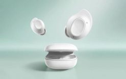 Słuchawki Samsung Galaxy Buds3 srebrne (SM-R530). Szare słuchawki bezprzewodowe SAMSUNG. Za 398.00 zł.