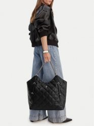 Badura Torebka CEO-KAJI-LDA8613 Czarny. Czarne shopperki damskie Badura, bez wzorów, z materiału, bez dodatków. Za 299.99 zł.