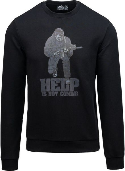 Helikon-Tex Bluza (Help is not coming) - Czarny. Czarne bluzy męskie HELIKON-TEX, m, bez wzorów, bez ramiączek, bez kaptura. Za 200.70 zł.
