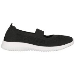 Buty sportowe damskie Endurance Palencia. Czarne obuwie sportowe damskie Endurance, bez wzorów, bez zapięcia. Za 229.50 zł.
