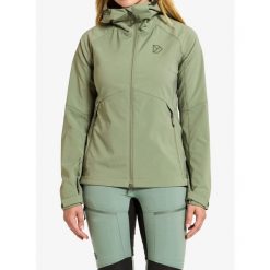 Kurtka wiatrówka damska Didriksons Petra Jacket 4. Zielone kurtki sportowe damskie Didriksons, bez wzorów, bez ramiączek, bez kaptura, trekkingowe. Za 366.99 zł.