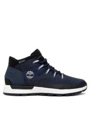 Timberland Trapery Sprint Trekker Mid Fab Wp TB0A2FXT019 Granatowy. Niebieskie buty zimowe męskie Timberland, bez wzorów, z materiału, bez obcasa, bez zapięcia. Za 469.99 zł.