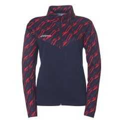Damska bluza dresowa Uhlsport Progressive 28 Poly. Czerwone bluzy damskie Uhlsport, bez wzorów, z dresówki, eleganckie, bez ramiączek, bez kaptura. Za 168.50 zł.