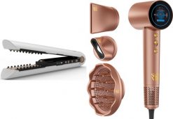 Prostownica SkinVibe SkinVibe Luna MiniWireless (SV-003WH) + SkinVibe Aurea Family X Plasma Mocha Mousse (SV-001MM). Prostownice SkinVibe. Za 1,189.00 zł.