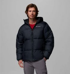Kurtka puchowa Mężczyzna COLUMBIA Puffect™ II Hooded. Czarne kurtki męskie Columbia, na zimę, l, bez wzorów, z materiału, bez kaptura. Za 826.00 zł.