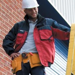 Męska Kurtka Workguard Z Zamkiem Błyskawicznym, Odporna Na Działanie Wody I. Niebieskie kurtki męskie RESULT, l, bez wzorów, z dzianiny, bez kaptura. Za 261.99 zł.