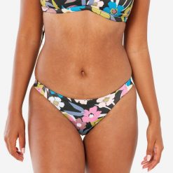 Dół kostiumu kąpielowego surfingowego damski Olaian Aly Azalea. Czerwone bikini OLAIAN, bez wzorów, z elastanu. W wyprzedaży za 29.99 zł.
