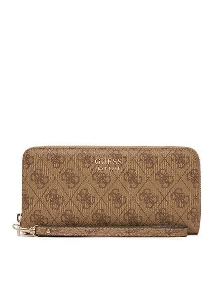 Guess Portfel Brenton Slg SWLG96 48146 Brązowy. Brązowe portfele damskie Guess, ze skóry. Za 219.99 zł.