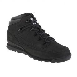 Buty trekkingowe męskie Timberland Euro Rock Wr Basic. Czarne trekkingi męskie Timberland, na zimę, z materiału, bez zapięcia. Za 643.00 zł.
