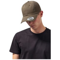 Czapka Flexfit low profile cotton twill. Brązowe czapki damskie FLEXFIT, bez wzorów, z bawełny. Za 68.15 zł.