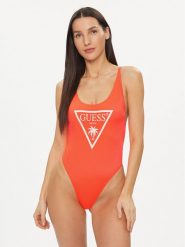 Guess Strój kąpielowy E4GJ48 MC044 Pomarańczowy. Brązowe stroje kąpielowe damskie Guess, xs, z aplikacjami, z syntetyku. Za 459.99 zł.