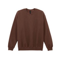 Bluza Polarowa Unisex Dla Dorosłych Softstyle Midweight. Brązowe bluzy sportowe męskie GILDAN, m, bez wzorów, z polaru, bez kaptura. Za 66.99 zł.