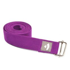 Pasek do jogi Bodhi Asana belt - fioletowy. Fioletowe paski damskie BODHI, sportowe. Za 39.99 zł.