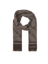 Guess Szalik AM9670 POL03 Brązowy. Brązowe rękawiczki damskie Guess, z aplikacjami, z poliesteru. Za 234.99 zł.