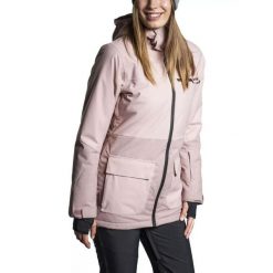 Kurtka narciarska damska Fundango Poplar. Czerwone kurtki sportowe damskie FUNDANGO, na zimę, m, bez wzorów, z poliesteru, bez ramiączek, bez kaptura, narciarskie. Za 499.00 zł.