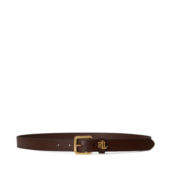 Pasek LAUREN RALPH LAUREN. Brązowe paski damskie Lauren Ralph Lauren, bez wzorów. Za 377.99 zł.