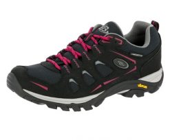 Buty wielofunkcyjne Brütting Mount Frakes Low. Czarne obuwie trekkingowe damskie BRÜTTING, z materiału, bez zapięcia. Za 433.95 zł.