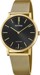 Zegarek Festina Zegarek męski Festina F20022-3 złoty. Żółte zegarki męskie Festina, bez wzorów, złote. Za 687.00 zł.