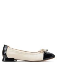 Caprice Baleriny 9-22104-42 Beżowy. Brązowe balerinki damskie Caprice, bez wzorów, ze skóry, bez obcasa, bez zapięcia. Za 219.99 zł.