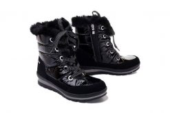 CAPRICE TEX 9-26226-41 black comb, śniegowce damskie. Czarne śniegowce damskie Caprice, bez zapięcia. Za 439.90 zł.