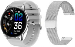 Smartwatch GepardWatches Smartwatch GlacierX Sphere Silver + Bransoleta mesh GX-SS36 BM. Szare zegarki smartwatch GepardWatches, bez wzorów, z meshu. Za 99.00 zł.