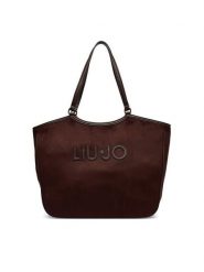 Liu Jo Torebka AF6117 T711A Brązowy ciemny. Brązowe shopperki damskie Liu Jo, bez wzorów, z materiału, bez dodatków. Za 559.99 zł.