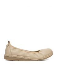 Lasocki Baleriny CEO-WI23-LYLA-01 Beżowy. Brązowe balerinki damskie Lasocki, bez wzorów, ze skóry, bez obcasa, bez zapięcia. Za 199.99 zł.
