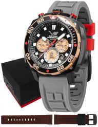 Zegarek męski Vostok Europe VK67-650E721S szary. Szare zegarki męskie Vostok Europe, bez wzorów. Za 4,523.57 zł.