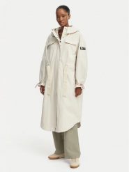 Guess Parka W6GL02 W1402 Kremowy Regular Fit. Białe parki damskie Guess, l, z aplikacjami, z syntetyku, bez kaptura. Za 1,079.00 zł.