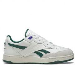 Buty do chodzenia męskie Reebok BB 4000 II. Białe buty sportowe męskie Reebok, bez wzorów, z gumy, bez zapięcia, trekkingowe. Za 283.00 zł.