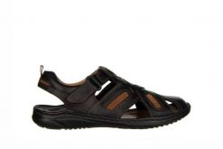 Sandały Bayla-081 523 Baflo Czarny AX 081099, Skóra naturalna - 40. Czarne buty sportowe męskie Bayla, na lato, bez wzorów, ze skóry, sportowe, bez zapięcia. W wyprzedaży za 134.10 zł.