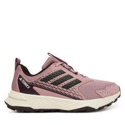 Trekkingi adidas. Czerwone obuwie trekkingowe damskie Adidas, bez zapięcia. Za 299.99 zł.