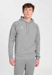 Bluza z kapturem Hummel Move 2.0. Szare bluzy damskie Hummel, xl, bez wzorów, z bawełny, klasyczne, bez ramiączek, z kapturem. Za 319.00 zł.