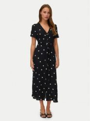 Vero Moda Sukienka koszulowa Joan 10343501 Czarny Regular Fit. Czarne sukienki damskie Vero Moda, m, bez wzorów, z wiskozy, bez kołnierzyka, bez ramiączek, koszulowe. Za 249.99 zł.