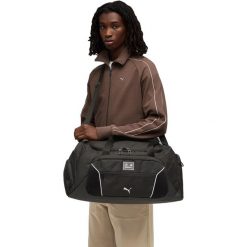 Torba Puma Bmw Duffle Bag 34L, Dla obu płci. Czarne torby sportowe męskie Puma, bez wzorów, z poliesteru. Za 236.99 zł.