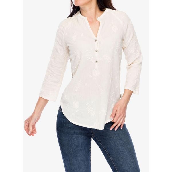 Koszula turystyczna damska Royal Robbins Oasis Tunic II 3/4 Sleeve. Brązowe koszule damskie ROYAL ROBBINS, bez wzorów, casualowe, bez kołnierzyka, bez ramiączek. Za 303.99 zł.