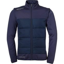 Kurtka z odpinanymi rękawami Uhlsport Essential. Czarne kurtki męskie Uhlsport, xl, bez wzorów, z materiału, sportowe, bez kaptura. Za 288.50 zł.