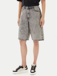 Volcom Szorty jeansowe Beeggy B2012504 Szary Baggy Fit. Szare szorty damskie Volcom, bez wzorów, z bawełny. Za 219.99 zł.