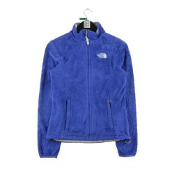 Second life - Kurtka polarowa TNF Osito dla kobiet - Stan bardzo dobry. Niebieskie kurtki sportowe damskie The North Face, na zimę, s, bez wzorów, z materiału, bez ramiączek, bez kaptura, trekkingowe. Za 211.46 zł.