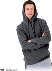 R.E.I.S. KANGU - Bluza męska - ciemnoszary M. Szare bluzy męskie R.E.I.S., m, bez wzorów, bez ramiączek, bez kaptura. Za 65.97 zł.