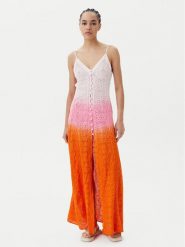 Maaji Sukienka letnia Canvas Elowen PT2713CLD001 Kolorowy Loose Fit. Brązowe sukienki damskie Maaji, na lato, l, bez wzorów, z wiskozy, bez kołnierzyka, bez ramiączek. Za 339.99 zł.