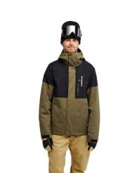 Kurtka śniegowa techniczna dla Mężczyzn TITANO 10K Zielony. Zielone kurtki męskie Quiksilver, l, bez wzorów, z materiału, bez kaptura. Za 819.99 zł.