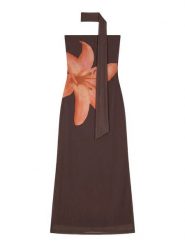 Vero Moda Sukienka letnia Rosetta 10356030 Brązowy ciemny Regular Fit. Brązowe sukienki damskie Vero Moda, na lato, xl, bez wzorów, z syntetyku, bez kołnierzyka, bez ramiączek. Za 259.99 zł.