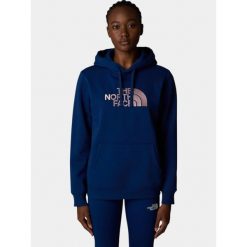 Bluza z kapturem damska The North Face W Drew Peak. Niebieskie bluzy damskie The North Face, s, bez wzorów, casualowe, bez ramiączek, z kapturem. W wyprzedaży za 339.00 zł.