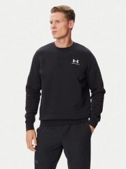 Under Armour Bluza Ua Essential 1374250 Czarny Loose Fit. Czarne bluzy męskie Under Armour, m, bez wzorów, z bawełny, bez ramiączek, bez kaptura. Za 249.99 zł.