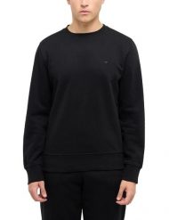 Męska Bluza Nierozpinana Mustang Style Clio Black 1017548 4142. Czarne bluzy męskie Mustang, l, bez wzorów, bez ramiączek, bez kaptura. Za 119.99 zł.