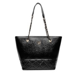 Torebka Nine West. Czarne shopperki damskie Nine West, bez wzorów, bez dodatków. Za 229.99 zł.